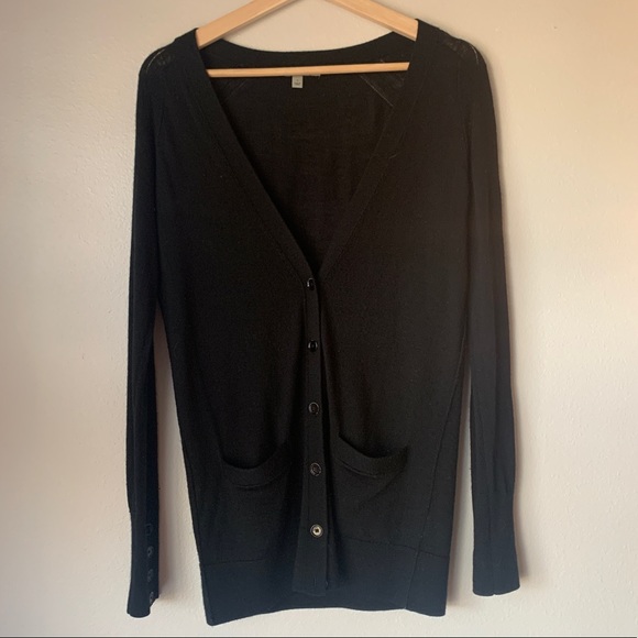 Halogen Sweaters - Halogen | Long black cardigan